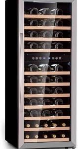 Klarstein Vinoteca 73 Botellas: Nevera de Vinos de Dos Zonas