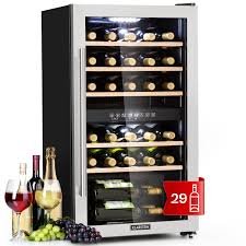 Klarstein Vinoteca 29 Botellas: Nevera de Vinos Doble Zona