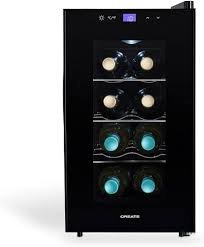 Vinoteca Negra de 8 Botellas - 23L